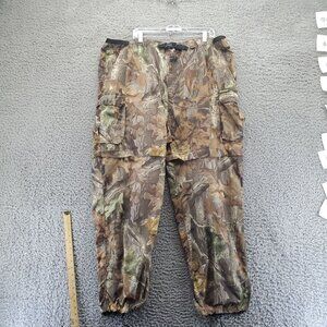 Remington Pants Mens 2XL Multicolor Camouflage Nylon Drawstring Cargo